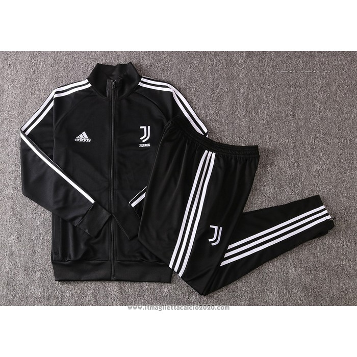 Tuta da Track Giacca Juventus 2020 2021 Nero e Bianco